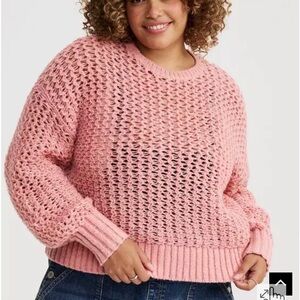 Torrid Pointelle Pullover Sweater